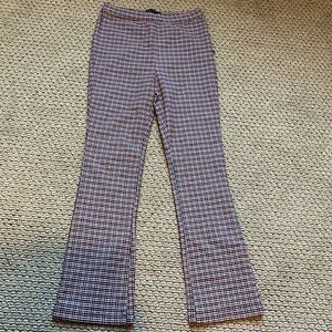 Urban outfitters plaid stretch pants size 0.